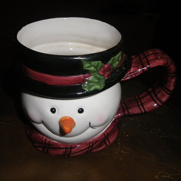 Frosty The Snowman 3D Super Cute Ceramic Coffee - Tea Mug - Picture 1 of 3